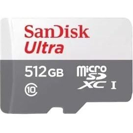 Resim Mabeyn Sandısk - Kartlar 512GB Ultra Lıte Beyaz/gri Mıcrosdxc 100MB/S Sınıf 10 Uhs- 