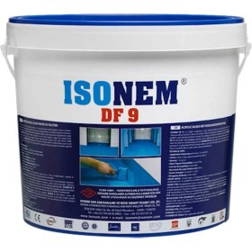 Resim Isonem Df-9 Akrilik Islak Hacim Su Yalıtımı 10 kg Mavi 