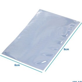 Resim Antistatik Poşet 6x9cm 100 Adet Şeffaf Su Toz Geçirmez Koruyucu Esd Metalize Torba Çanta 