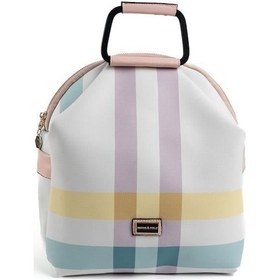Resim Silver Polo Sp771 Kadın Sırt Çantası Ekose Lila-pembe 