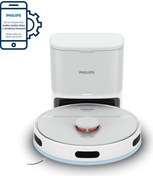 Resim Philips Islak Kuru Moplu İstasyonlu Robot Süpürge, LDS Radar Navigasyon, Beyaz, 