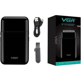 Resim Vgr V-390 Seyehat Şarjlı Sakal Makinesi - Siyah 