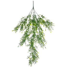 Resim Cihan Çiçekçilik Yapay Sarı Detaylı Kabak Çiçeği Sarkıt 80x50 