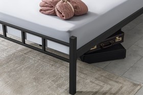 Resim EVGER METAL KARYOLA, K90, SİYAH, 160X200 