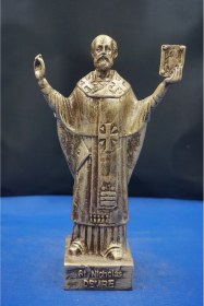 Resim Peder St. Nicholas Demre Dekoratif Heykel Biblo Ev Dekor & Hediyelik Aksesuar 25 Cm 