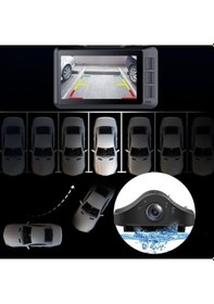 Resim 4k Çift Kamera Araba Dashcam Wifi , Gece Görüşlü, 170 Geniş Açılı Suya Dayanıklı Araç Kamerası 