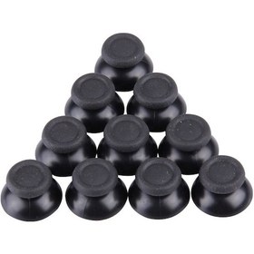 Resim Cbtx Ps4 Siyah İçin 10 Pcs Denetleyici Joystick 3d Analog Kapak 
