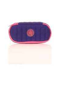 Resim Kaukko Quilted Özel Bölmeli Kalem Çantası Navy Blue K2624 