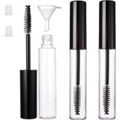 Resim 0.34oz Boş Maskara Tüpü Göz Farı Seti ile - Mini Funneller ve Sızdırmazlık Stoppers ile Premium Göz Farı Krem Konteyneri, ABS Plastik, Tüm Cilt Tipleri için Mükemmel, Maskara Wand Se 