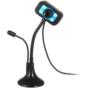 Resim Gajeena Yüksek Çözünürlüklü Usb Web Kamerası - Gece Görüşlü, Mikrofonlu, 360 Derece Dönebilir, Kolay Kurulum 