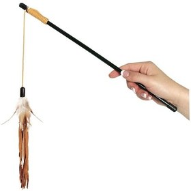 Resim Karlie Flamingo 50 CM Deri Tüylü Kedi Oltası 