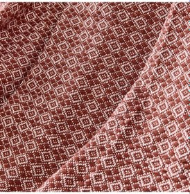 Resim Soft Koltuk Şalı - Kiremit - 130x150 Cm Renkli 