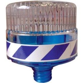 Resim Solar Flaşörlü Uyarı Lambası Mavi 