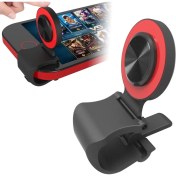 Resim Zsykd A9 Doğrudan Mobil Klip Oyunları Joystick Artefakt El Seyahat Düğmesi Enayi ile Halka Tutucu ile Iphone, Android Telefon, Tablet (Kırmızı) (Yurt Dışından) 