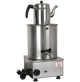 Resim Anka Paslanmaz Mega Çay Makinası 4 Demlikli 35 Litre 