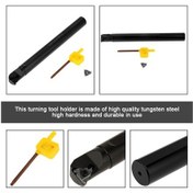 Resim Wezone Tungsten Çelik İç Vida Tornalama Aleti Snr0020r16 - 16ır Ag60 Ucu Ve Anahtar İçeren, Iso Standartlı, Dayanıklı Ve Verimli Kesim 