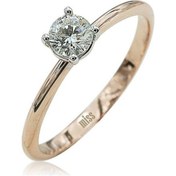 Resim Hrd Sertifikalı - Tektaş Pırlanta Yüzük - 0,27 Karat 14 Ayar (518569835) 