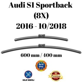 Resim Audi S1 Sportback 8x 2016 2017 2018 Uyumlu Ön Cam Silecek Süpürgesi Takımı 600/400mm Silbak Sb2416c2 