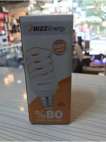 Resim Bizzenergy 15 waat E27 Duy KIRMIZI Renk Tasarruf ampul 