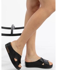 Resim Roy Jones 3029 Ortopedik Comfort Günlük Topuklu Kadın Terlik 167800000334 01 Siyah Siyah 