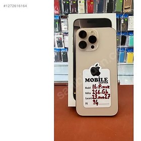 Resim Apple iPhone 16 Pro Max İkinci El TR | 256 GB | Çöl Titanyum 