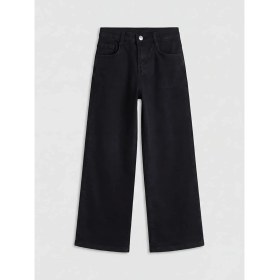 Resim LC Waikiki Lc Waıkıkı Siyah Wideleg Kız Çocuk Jean Pantolon 