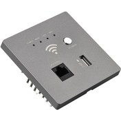 Resim Maiyame Duvar Kurulu 300m Wifi Ap Router - Usb Şarjlı Soket, Gri 