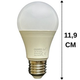 Resim 1 Adet Osaka 12w 90w Beyaz Işık 6500k E27 Duylu Kalın Duy Led Ampul 