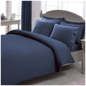 Resim Taç Stripe Premium Basic King Size Nevresim Takımı Lacivert 000001000043559002 Lacivert 