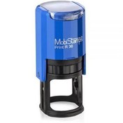 Resim Mobi Stamps Yuvarlak Kaşe Printer Otomatik 30 MM Kırmızı-Mavi-Siyah R30 