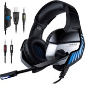 Resim Onikuma K8 Gaming Kulaklık Siyah/kırmızı 