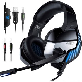 Resim Onikuma K8 Gaming Kulaklık Siyah/kırmızı 