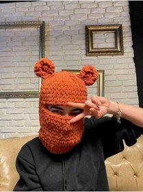 Resim EmgCraft Balaclava / Kar Maskesi / Balaklava Ayıcık Kulak Bere 