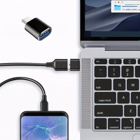 Resim ® 1 Adet Usb to C Adaptor Dişi Çevirici Dönüştürücü Adaptör 