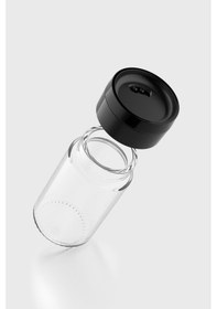 Resim Renga Dorian 105 Ml Siyah Kapaklı Cam Tuzluk 121006 Siyah 