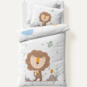 Resim Simba %100 Organik Pamuk Bebek Nevresim Takımı 