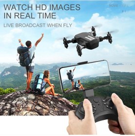 Resim Geekyou Ls-mın Katlanır Mini Drone: 480p Kamera, 13 Dakika Uçuş, Çift Pil, El Hareketi İle Fotoğraf/video Çekimi 