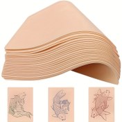 Resim 1 adet Boş Dövme Işıklı Bej Uygulama Sayfası, 19 x 14.2 cm Dövme Işıklı Bej Mikro Bıçak Kaş Uygulama Işığı Bej için Dövme Malzemeleri, Dövme Kiti, Başlangıç ve Deneyimli Dövme Sanatçıları İçin Uygun 