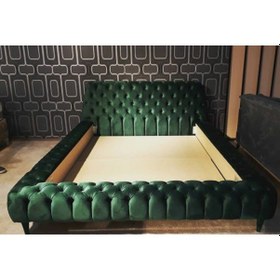 Resim Nivabaza Çift Kişilik Baza Başlık Chester Tüm Ölçü Renklerde Yatak Hariç 