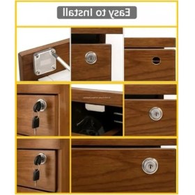Resim Aesco Yüksek Kaliteli Kare Çekmece Kilidi, 22 mm 