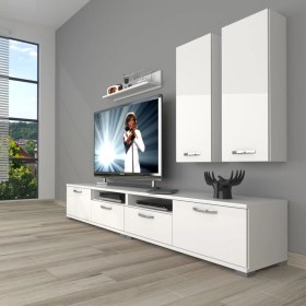 Resim Decoraktiv Eko 5200D Mdf Tv Ünitesi Tv Sehpası - Parlak Beyaz 