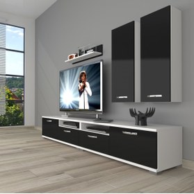 Resim Decoraktiv Eko 5200d Slm Tv Ünitesi Tv Sehpası - Beyaz - Siyah 