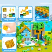 Resim Magik Manyetik Yapı Blokları - İskandinav Kasaba Stili, 100 Parça, 3-8 Yaş Çocuklar İçin Yaratıcılık ve Hayal Gücü Geliştirir, DIY Sahne, Noel, Cadılar Bayramı, Doğum Günü Hediyeleri için Mükemmel, En İyi Noel Hediyesi 