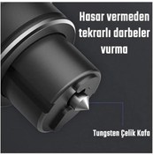 Resim Samorian Polham Araç Cam Kırıcı Emniyet Kemer Kesici 2in1 Araç Pencere Camı Ve Emniyet Kemeri Kesici Siyah 