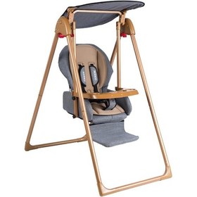 Resim Calvinbaby Tommybaby Crazy Gold Salıncak Bebek Çocuk Salıncağı Mama Sandalye 