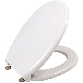 Resim Melamin Klozet Kapağı Metal Menteşeli 