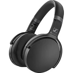 Resim Sennheiser Hd 450BT Kablosuz Bluetooth Anc Kulak Üstü Kulaklık, 30 Saat Çalma, Hızlı Şarj Özelliği, 