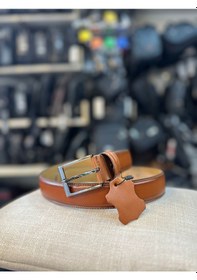 Resim Trg Polo Taba Hakiki Deri Erkek Kemeri 