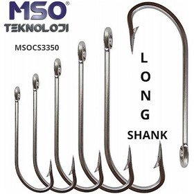Resim MSO Olta Balıkçılık Uzun Şaft Yüksek Karbon Çelik İğne 20 Adet 