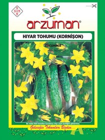 Resim Arzuman Kornişon Turşuluk Hıyar Salatalık Tohumu 10 G 100 Adet 